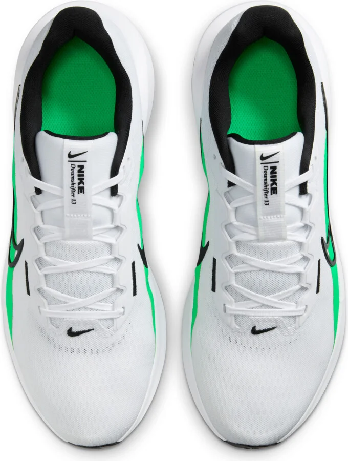 Nike Men's Downshifter 13 Road Running Shoes in White | FD6454-106 - Image 4