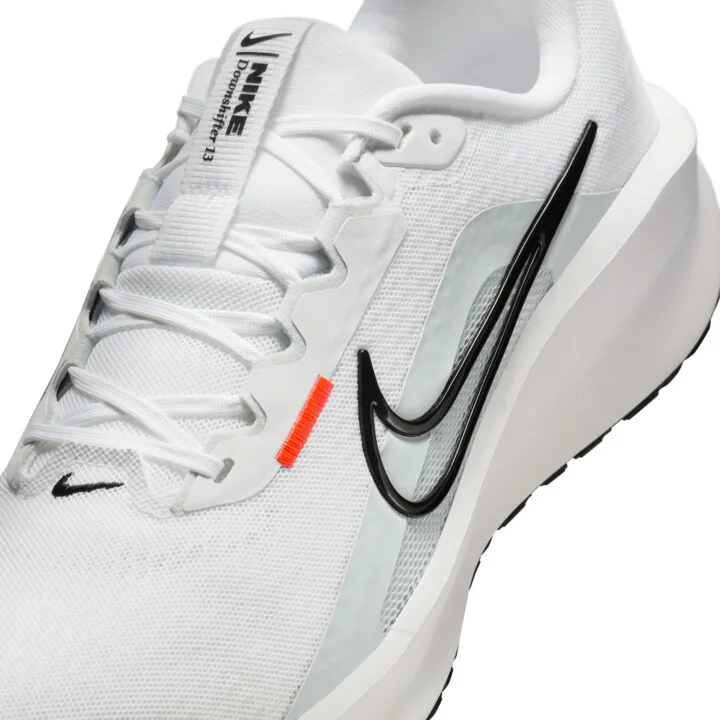 Nike Men's Downshifter 13 Road Running Shoes in White | FD6454-107 - Image 7