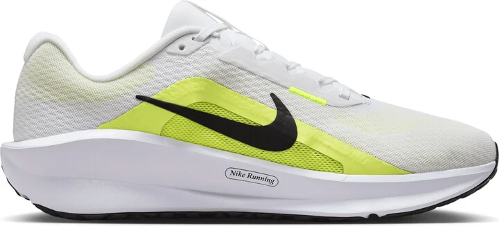 Nike Men's Downshifter Road Running Shoes (Extra Wide) in White | FJ1284-101 - Image 3