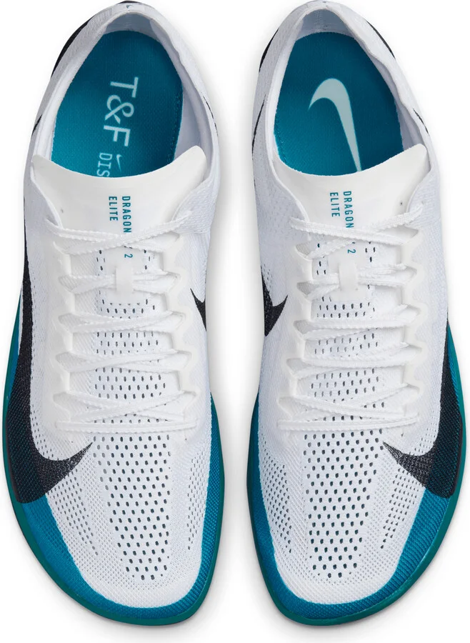 Nike Men's Dragonfly 2 Elite Track & Field Distance Spikes in White | FZ9315-102 - Image 4