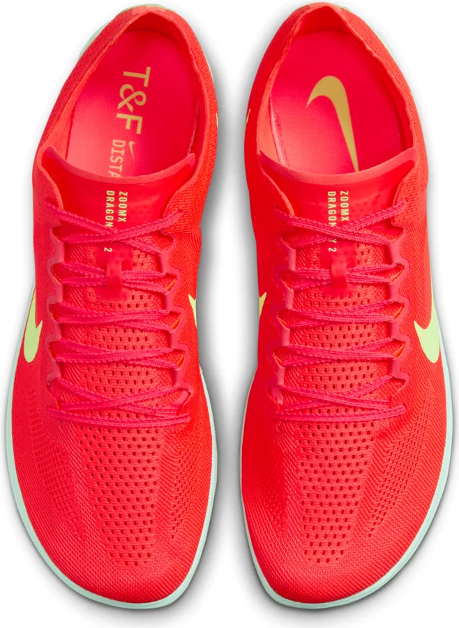 Nike Men's Dragonfly 2 Track & Field Distance Spikes in Red | FD8413-600 - Image 4