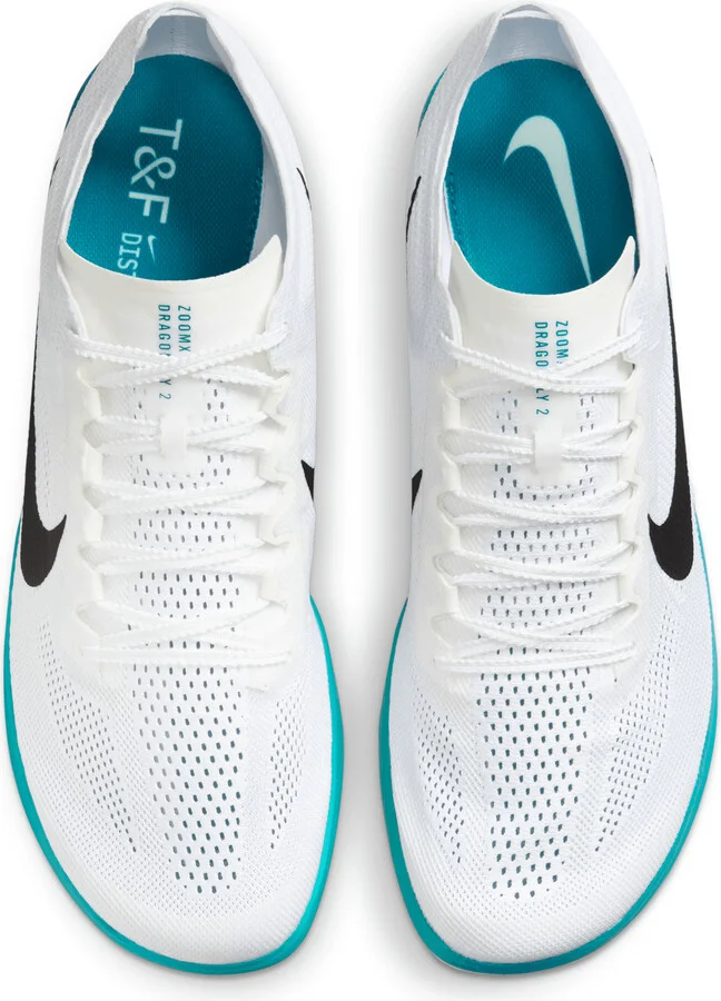 Nike Men's Dragonfly 2 Track & Field Distance Spikes in White | FD8413-102 - Image 4