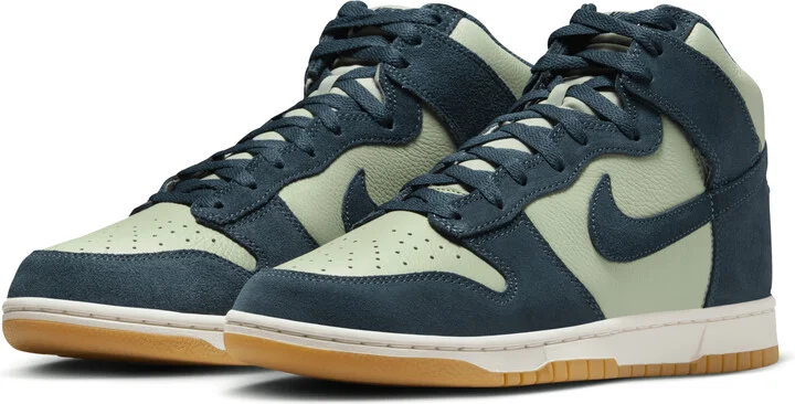 Nike Men's Dunk High Retro SE Shoes in Green | FZ4739-300 - Image 5