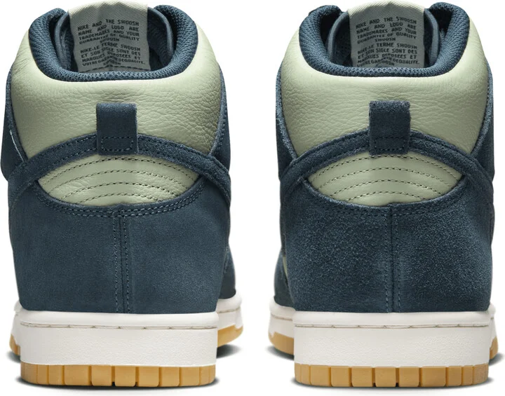 Nike Men's Dunk High Retro SE Shoes in Green | FZ4739-300 - Image 6