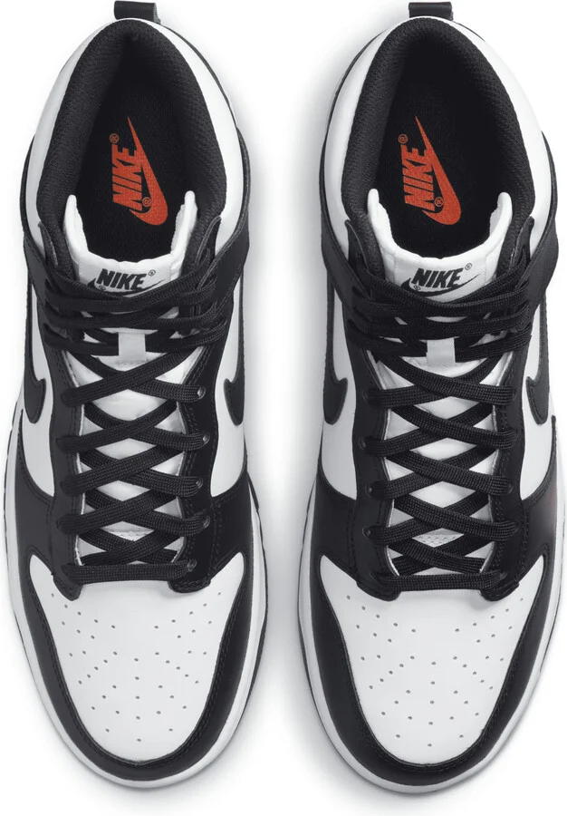 Nike Men's Dunk High Retro Shoes in White | DD1399-105 - Image 4