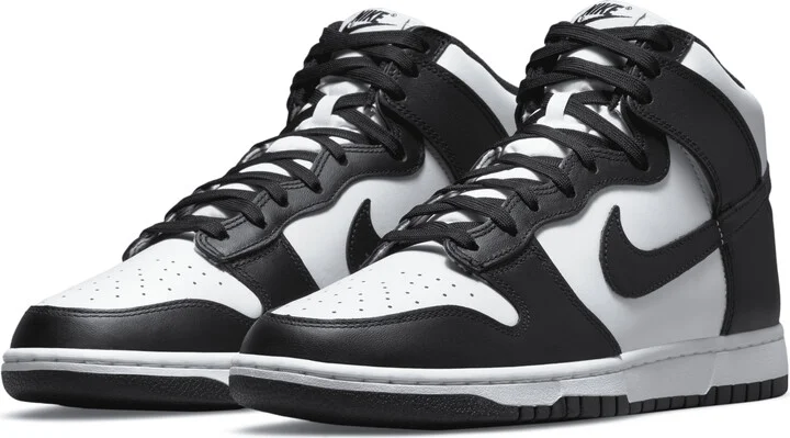 Nike Men's Dunk High Retro Shoes in White | DD1399-105 - Image 5