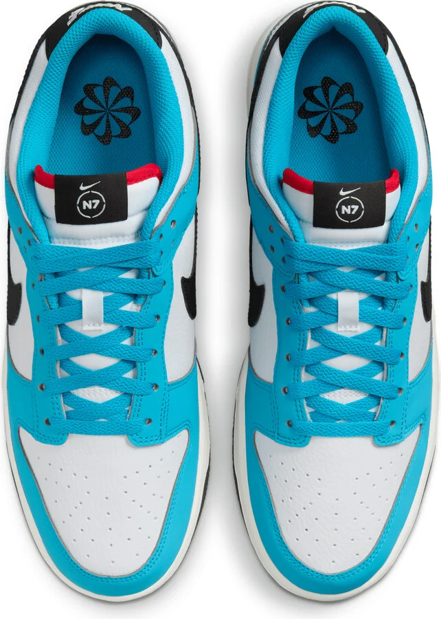 Nike Men's Dunk Low N7 Shoes in Blue | HJ9088-488 - Image 4