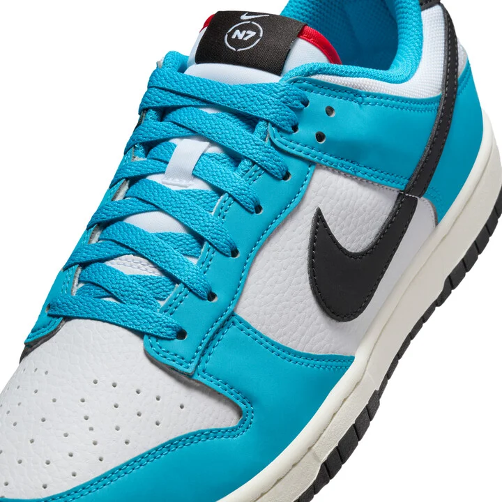 Nike Men's Dunk Low N7 Shoes in Blue | HJ9088-488 - Image 7