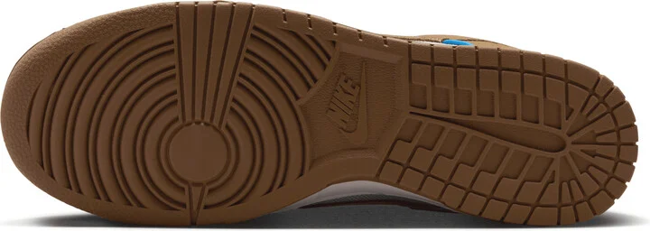 Nike Men's Dunk Low Retro Premium Shoes in Brown | FN5825-100 - Image 2