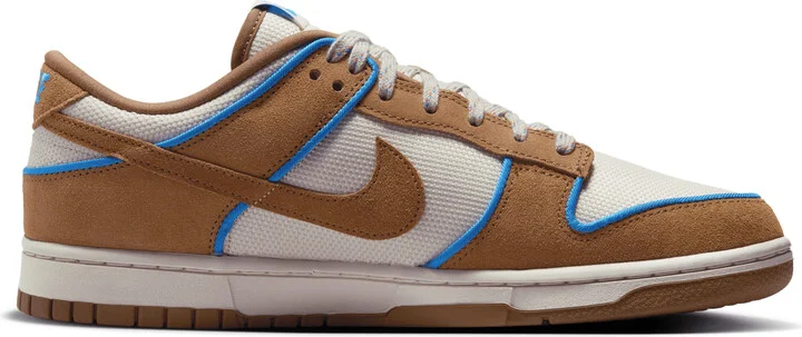 Nike Men's Dunk Low Retro Premium Shoes in Brown | FN5825-100 - Image 3