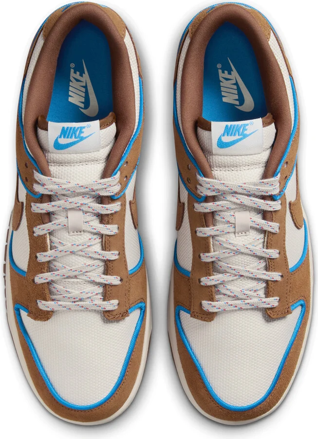 Nike Men's Dunk Low Retro Premium Shoes in Brown | FN5825-100 - Image 4