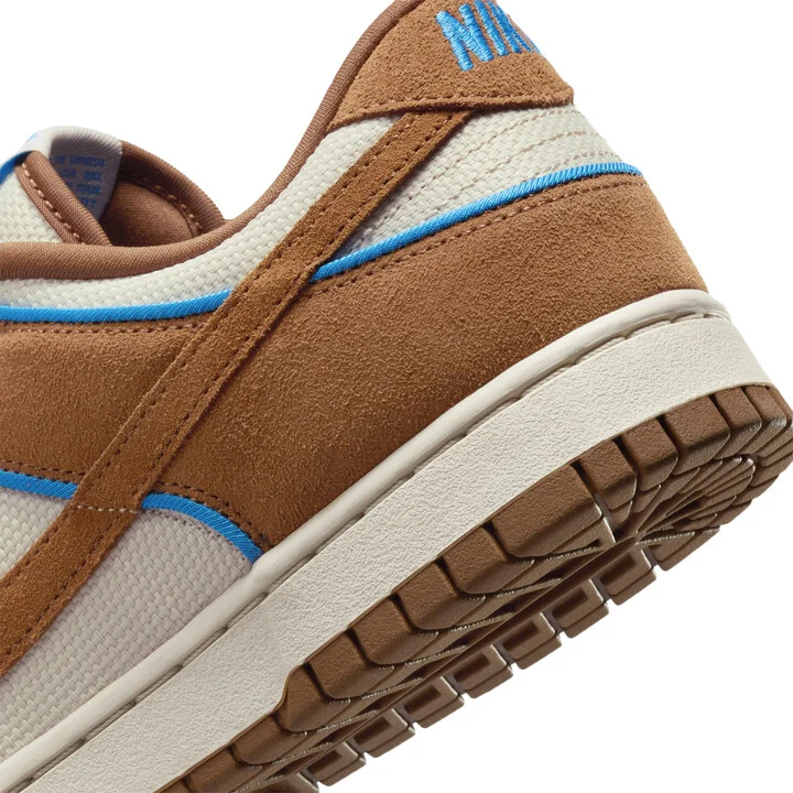 Nike Men's Dunk Low Retro Premium Shoes in Brown | FN5825-100 - Image 8