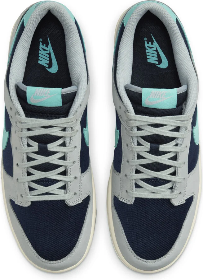 Nike Men's Dunk Low Retro Premium Shoes in Grey | FB8895-001 - Image 4