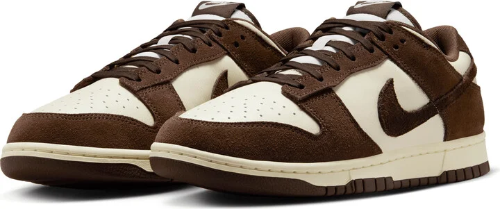 Nike Men's Dunk Low Retro SE Leather/Suede Shoes in Brown | FQ8249-104 - Image 5