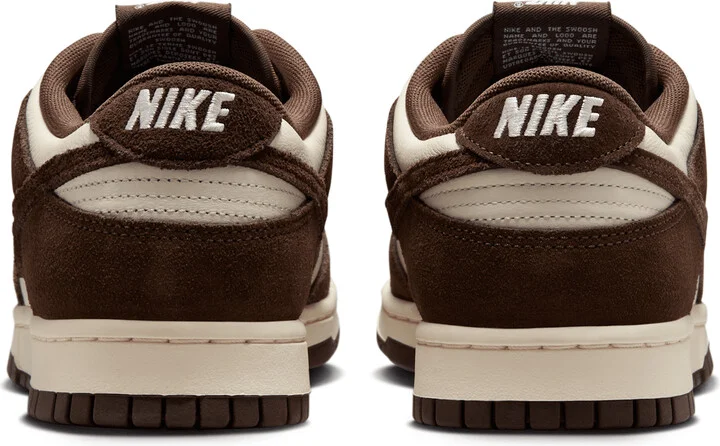 Nike Men's Dunk Low Retro SE Leather/Suede Shoes in Brown | FQ8249-104 - Image 6