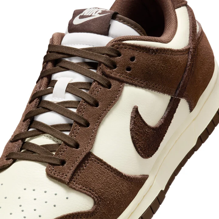 Nike Men's Dunk Low Retro SE Leather/Suede Shoes in Brown | FQ8249-104 - Image 7