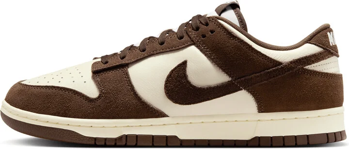 Nike Men's Dunk Low Retro SE Leather/Suede Shoes in Brown | FQ8249-104