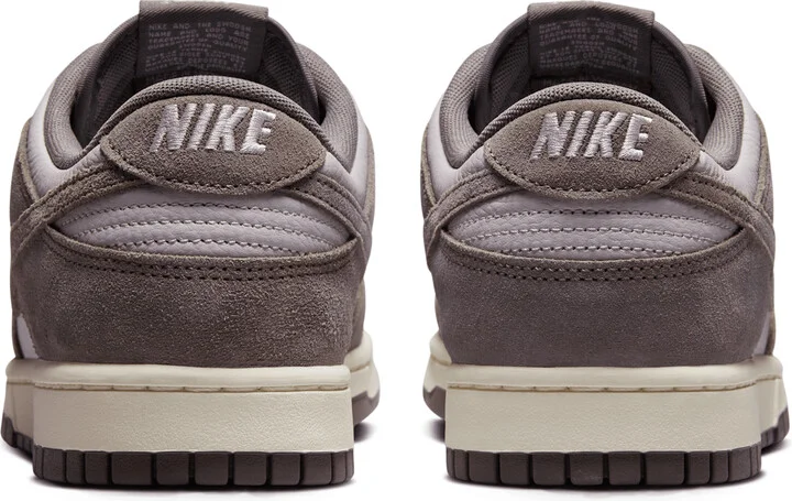 Nike Men's Dunk Low Retro SE Leather/Suede Shoes in Purple | FQ8249-001 - Image 6