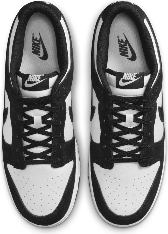 Nike Men's Dunk Low Retro SE Leather/Suede Shoes in White | FQ8249-100 - Image 4