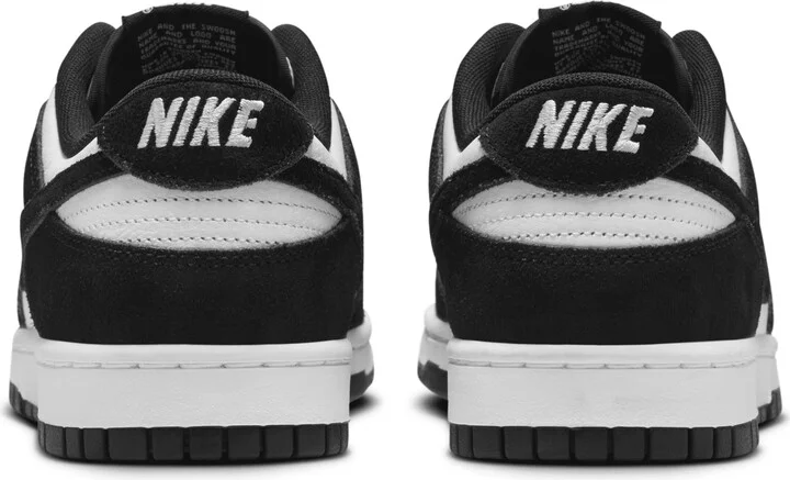 Nike Men's Dunk Low Retro SE Leather/Suede Shoes in White | FQ8249-100 - Image 6