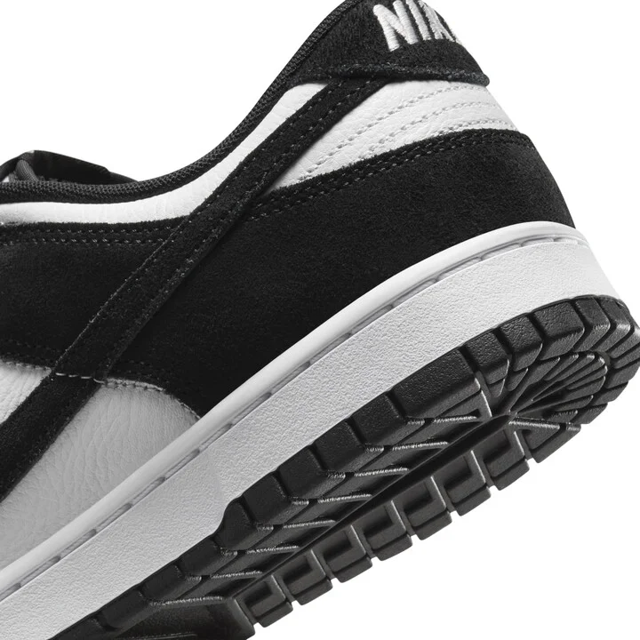 Nike Men's Dunk Low Retro SE Leather/Suede Shoes in White | FQ8249-100 - Image 8