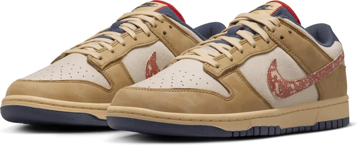 Nike Men's Dunk Low Retro SE Shoes in Brown | HQ3640-790 - Image 5
