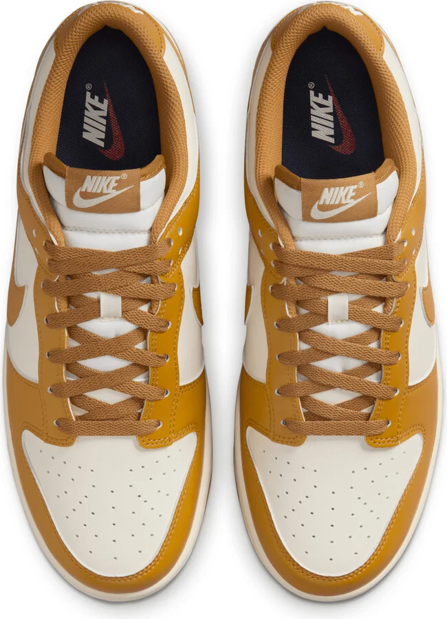 Nike Men's Dunk Low Retro Shoes in Brown | HF5441-108 - Image 4