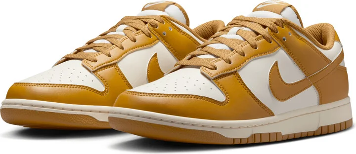 Nike Men's Dunk Low Retro Shoes in Brown | HF5441-108 - Image 5
