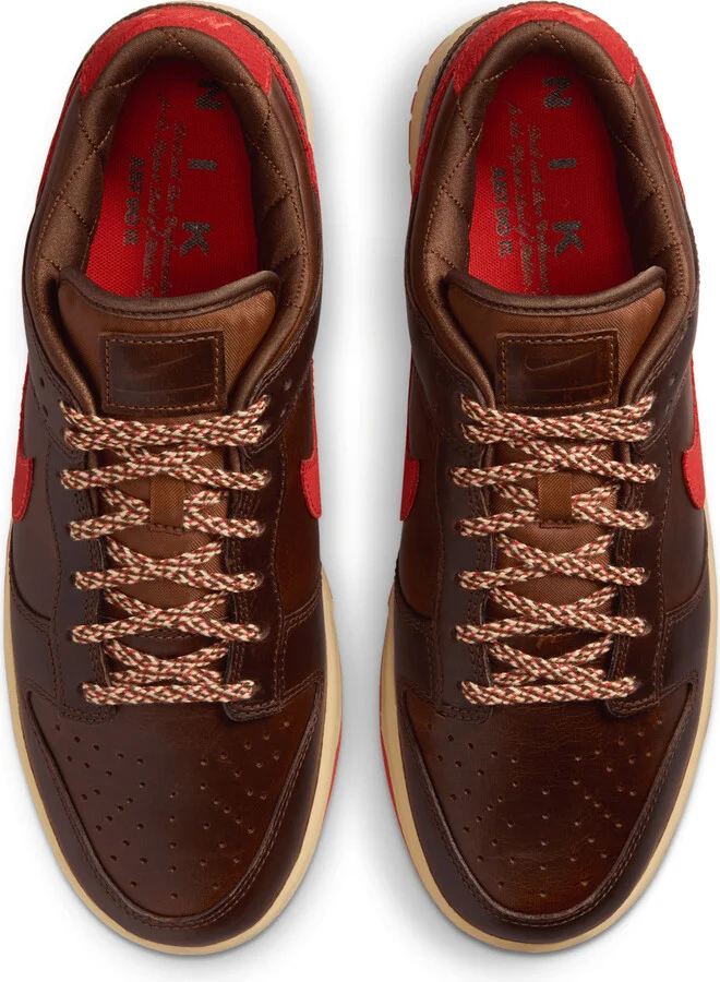 Nike Men's Dunk Low Retro Shoes in Brown | HQ3448-262 - Image 4