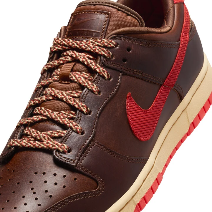 Nike Men's Dunk Low Retro Shoes in Brown | HQ3448-262 - Image 7