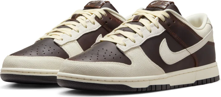Nike Men's Dunk Low Retro Shoes in Brown | IH7333-200 - Image 5