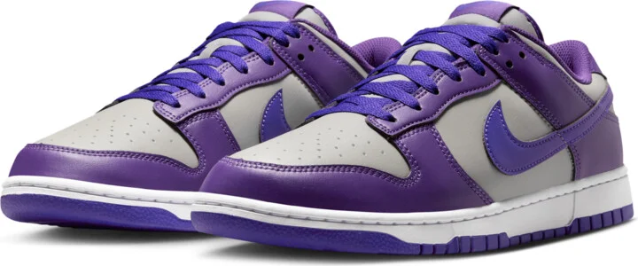 Nike Men's Dunk Low Retro Shoes in Grey | HF5441-005 - Image 5