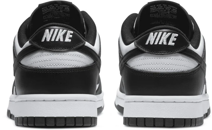 Nike Men's Dunk Low Retro Shoes in White | DD1391-100 - Image 7
