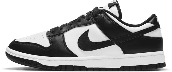 Nike Men's Dunk Low Retro Shoes in White | DD1391-100