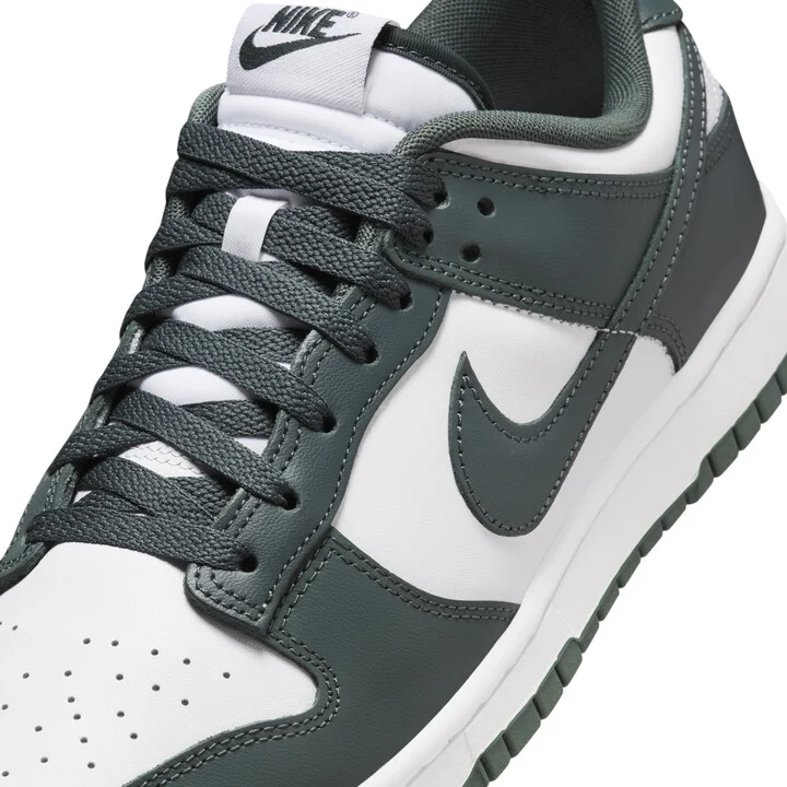Nike Men's Dunk Low Retro Shoes in White | DV0833-111 - Image 7