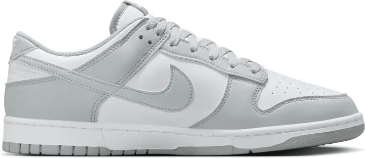 Nike Men's Dunk Low Retro Shoes in White | HF5441-105 - Image 3