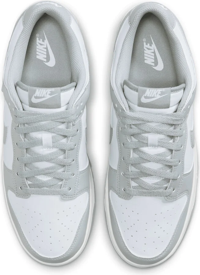 Nike Men's Dunk Low Retro Shoes in White | HF5441-105 - Image 4