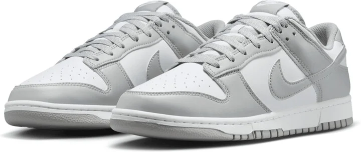Nike Men's Dunk Low Retro Shoes in White | HF5441-105 - Image 5