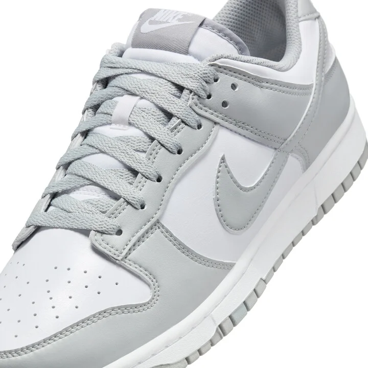 Nike Men's Dunk Low Retro Shoes in White | HF5441-105 - Image 7