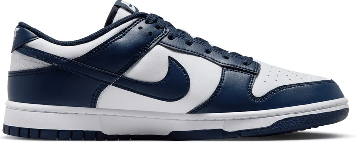 Nike Men's Dunk Low Retro Shoes in White | HF5441-107 - Image 3
