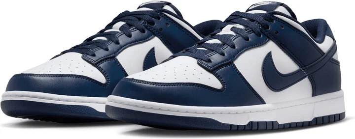 Nike Men's Dunk Low Retro Shoes in White | HF5441-107 - Image 5