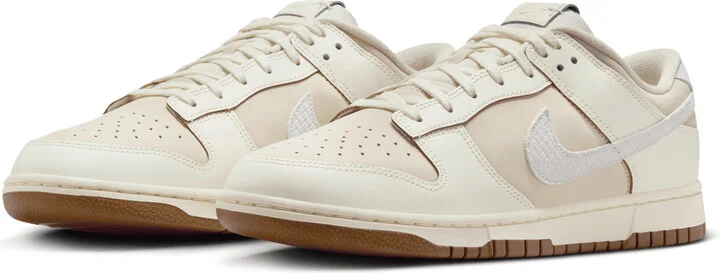 Nike Men's Dunk Low Retro Shoes in White | IB8864-211 - Image 5