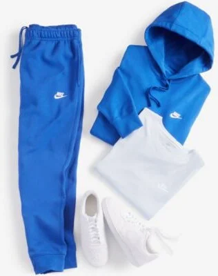 Nike Mens Fleece Pullover Hoodie Club T Shirt Fleece Joggers Nike Court Vision Casual Sneakers From Finish Line - Image 2