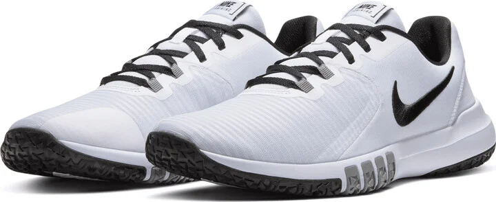 Nike Men's Flex Control 4 Workout Shoes in White | CD0197-100 - Image 5