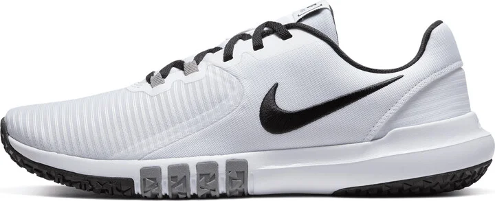 Nike Men's Flex Control 4 Workout Shoes in White | CD0197-100