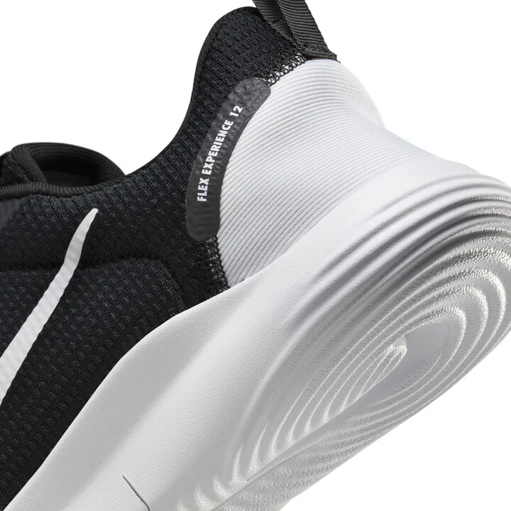 Nike Men's Flex Experience Run 12 Road Running Shoes (Extra Wide) in Black | DV0744-004 - Image 8