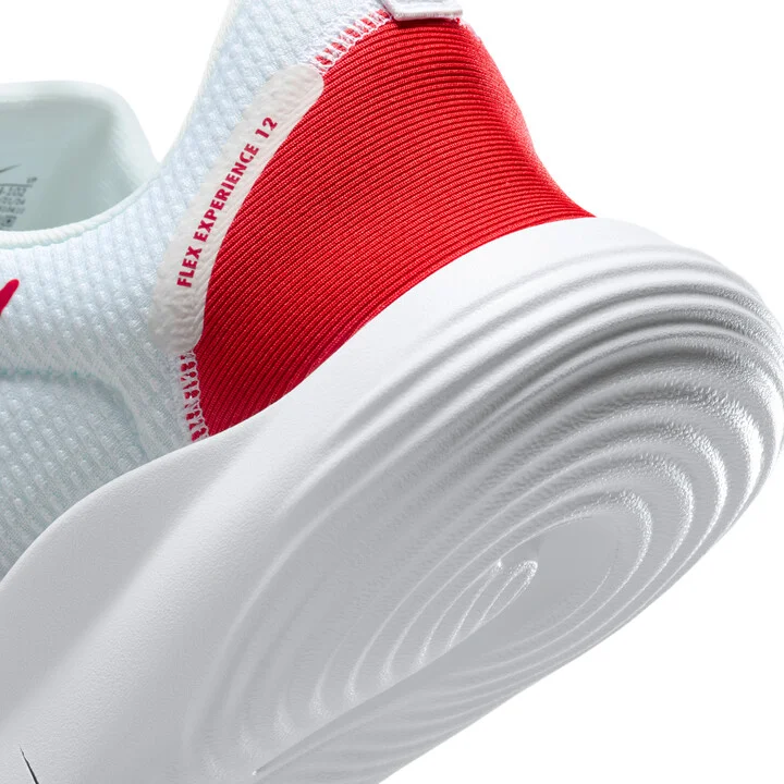 Nike Men's Flex Experience Run 12 Road Running Shoes (Extra Wide) in White | DV0744-102 - Image 8