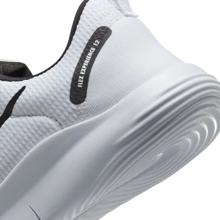 Nike Men's Flex Experience Run 12 Road Running Shoes in White | DV0740-101 - Image 8