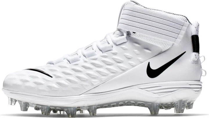 Nike Men's Force Savage Pro 2 Football Cleat in White | AH4000-100