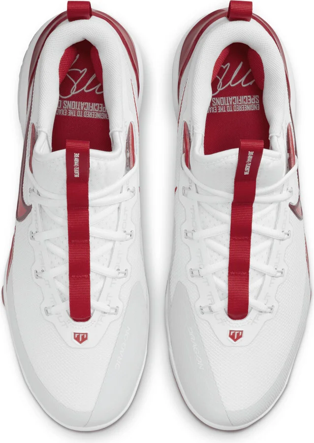 Nike Men's Force Trout 9 Elite MCS Baseball Cleats in White | FZ0884-101 - Image 4